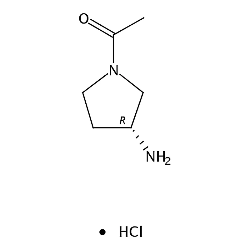 RHAWN (R)-1-(3-Aminopyrrolidin-1-yl)ethanone hydrochloride