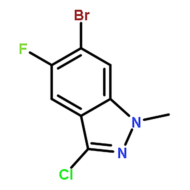 RHAWN 6-Bromo-3-chloro-5-fluoro-1-methyl-1H-indazole