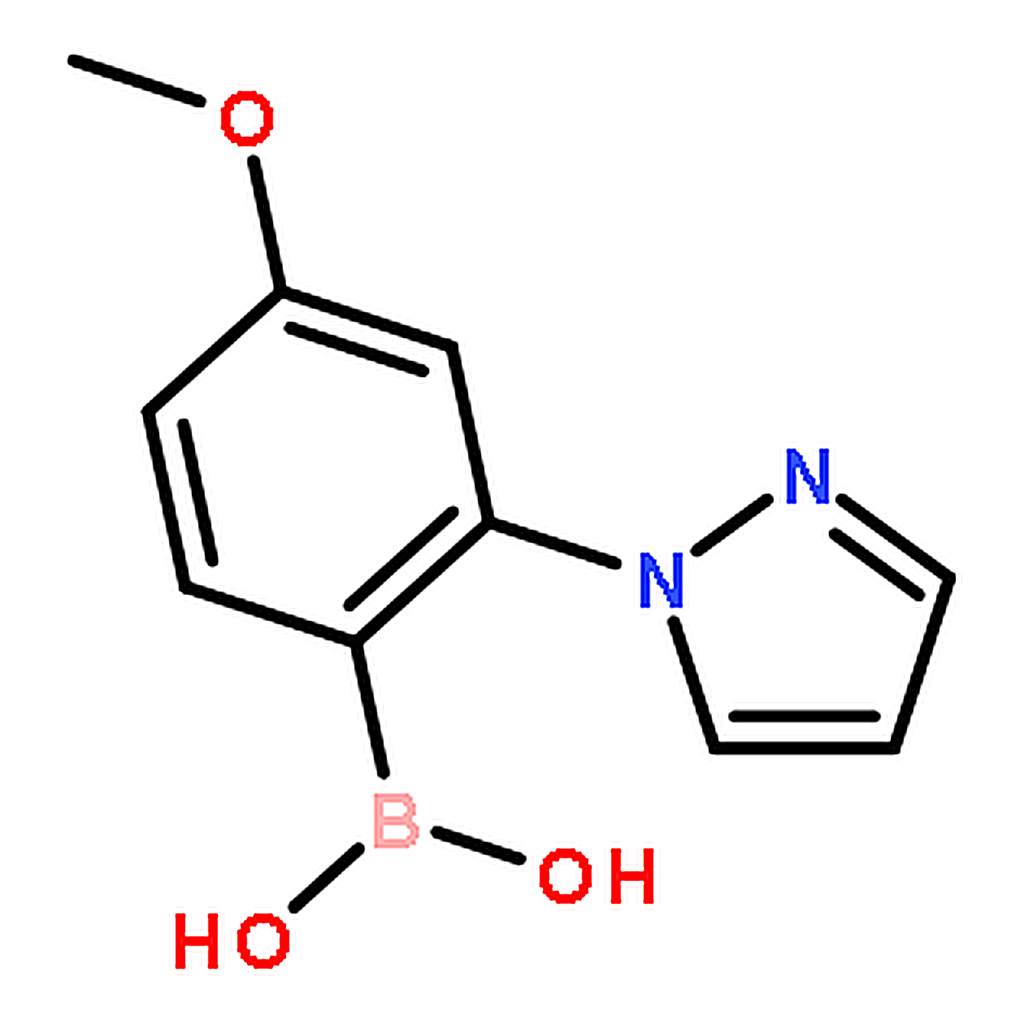 RHAWN (4-Methoxy-2-(1H-pyrazol-1-yl)phenyl)boronic acid