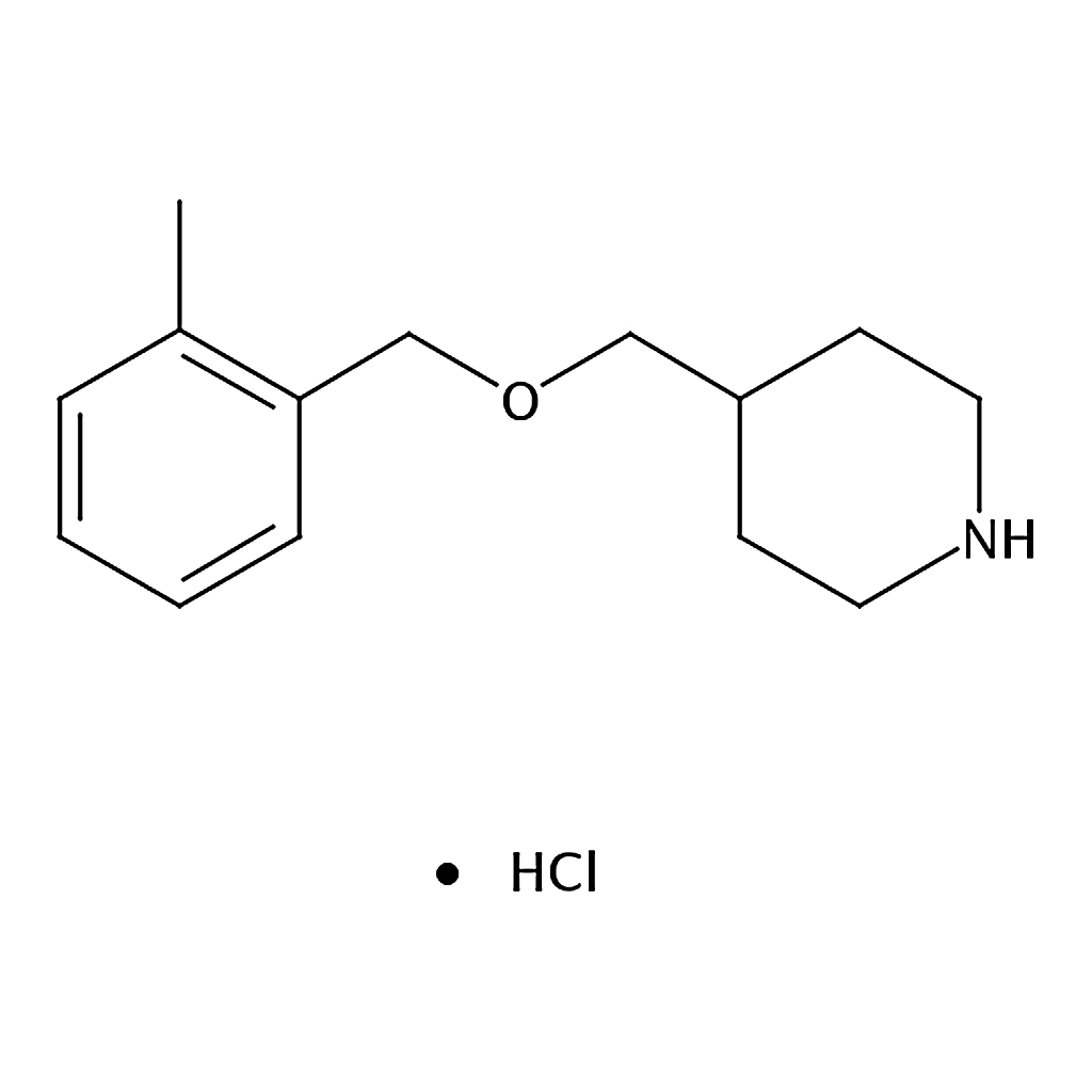 RHAWN 4-(((2-Methylbenzyl)oxy)methyl)piperidine hydrochloride