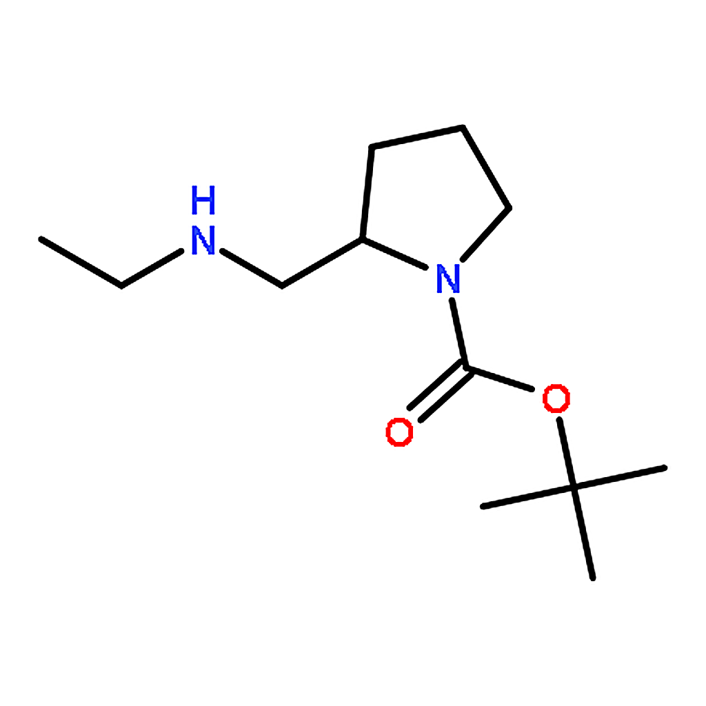 RHAWN tert-Butyl2-((ethylamino)methyl)pyrrolidine-1-carboxylate