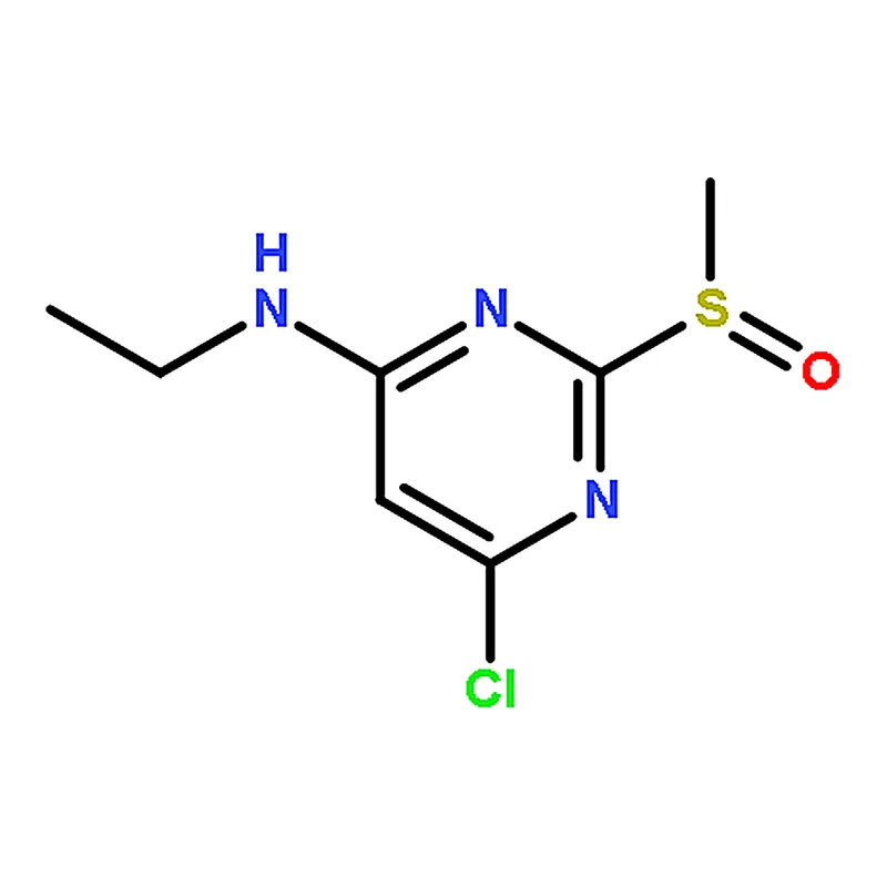 RHAWN (6-Chloro-2-methanesulfinyl-pyrimidin-4-yl)-ethyl-amine