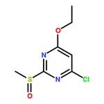 RHAWN 4-Chloro-6-ethoxy-2-methanesulfinyl-pyrimidine