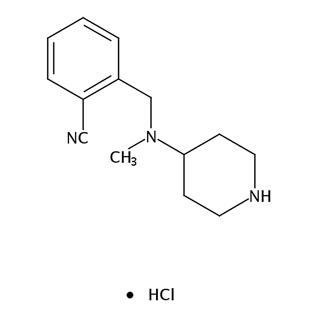 RHAWN 2-((Methyl(piperidin-4-yl)amino)methyl)benzonitrile hydrochloride