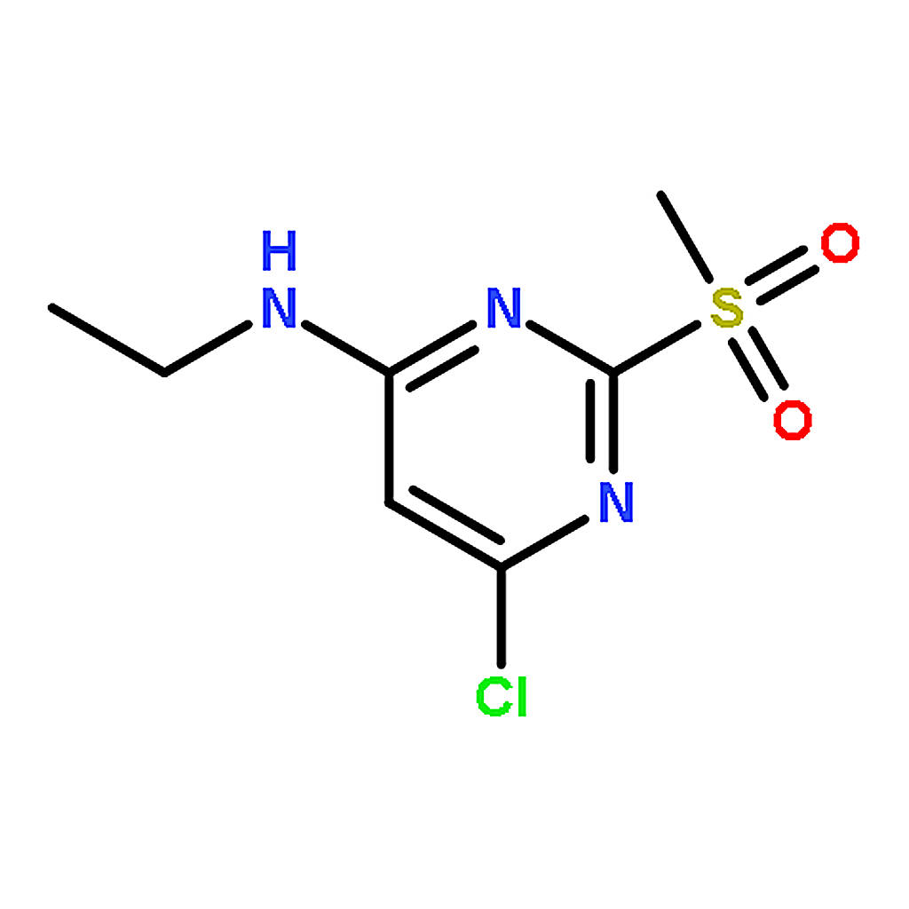 RHAWN (6-Chloro-2-methanesulfonyl-pyrimidin-4-yl)-ethyl-amine