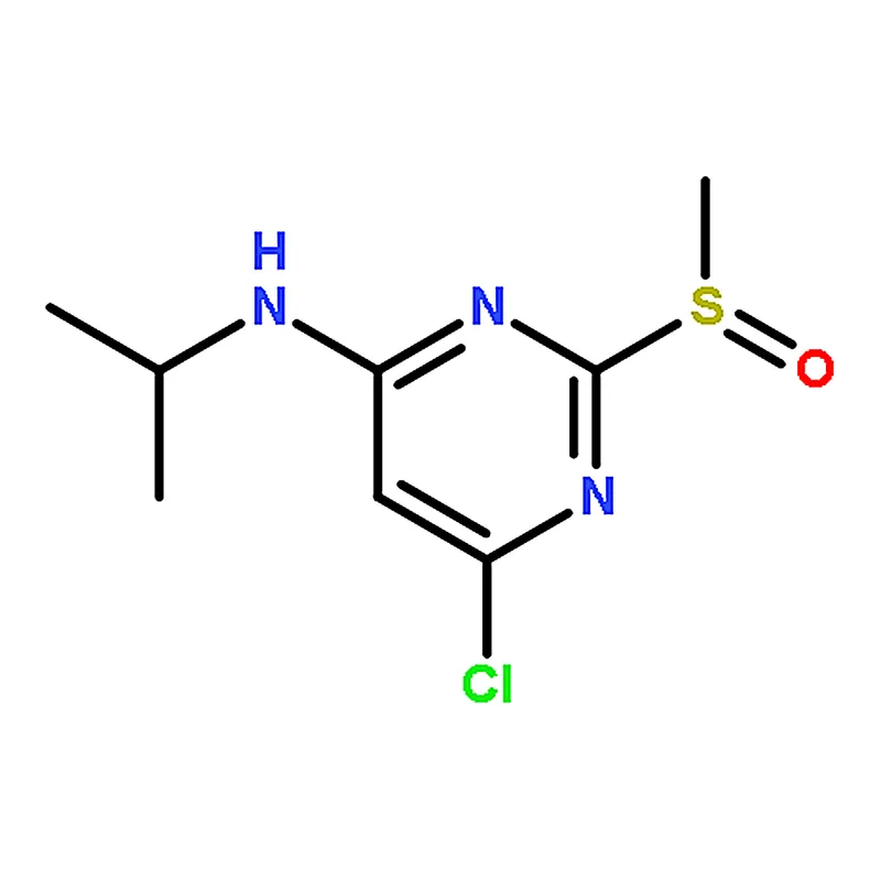 RHAWN (6-Chloro-2-methanesulfinyl-pyrimidin-4-yl)-isopropyl-amine