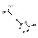 RHAWN 1-(6-Bromopyridin-2-yl)azetidine-3-carboxylic acid