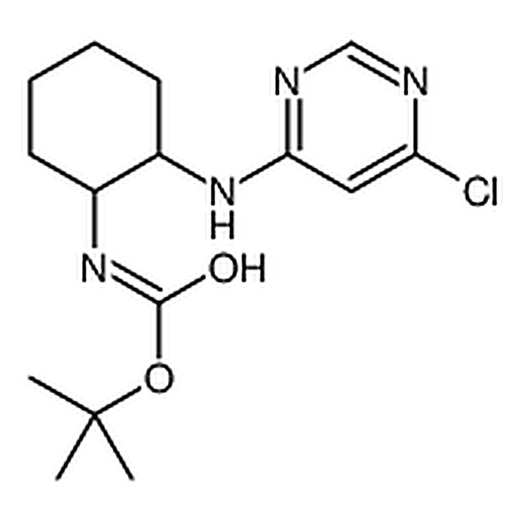 RHAWN tert-Butyl (2-((6-chloropyrimidin-4-yl)amino)cyclohexyl)carbamate
