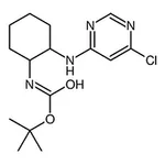 RHAWN tert-Butyl (2-((6-chloropyrimidin-4-yl)amino)cyclohexyl)carbamate