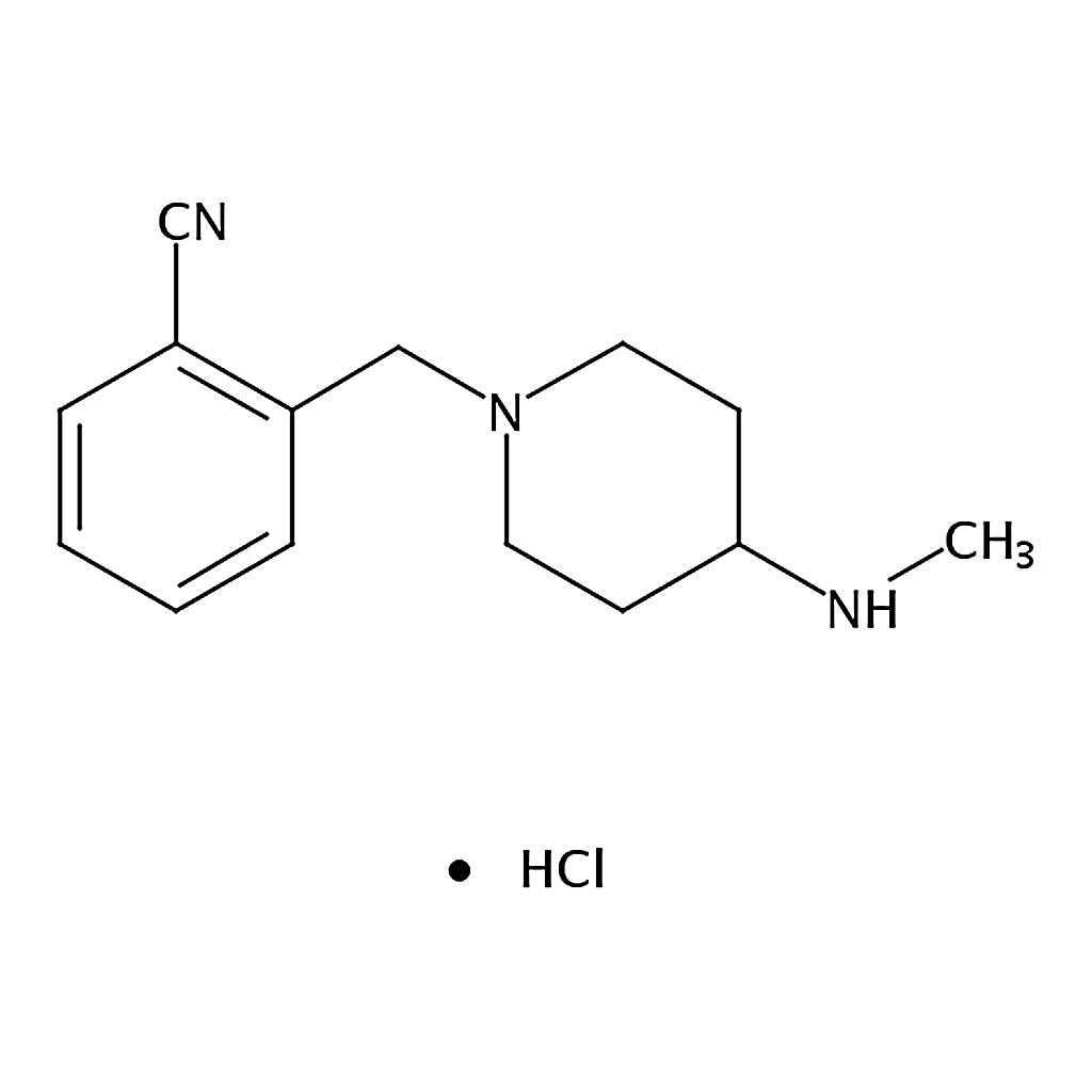 RHAWN 2-((4-(Methylamino)piperidin-1-yl)methyl)benzonitrile hydrochloride