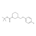RHAWN tert-Butyl 3-(((4-fluorophenyl)thio)methyl)piperidine-1-carboxylate