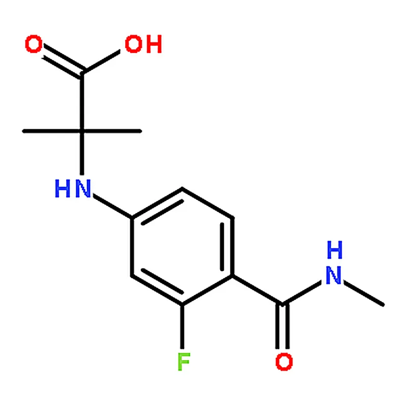 RHAWN 2-((3-Fluoro-4-(methylcarbamoyl)phenyl)amino)-2-methylpropanoic acid
