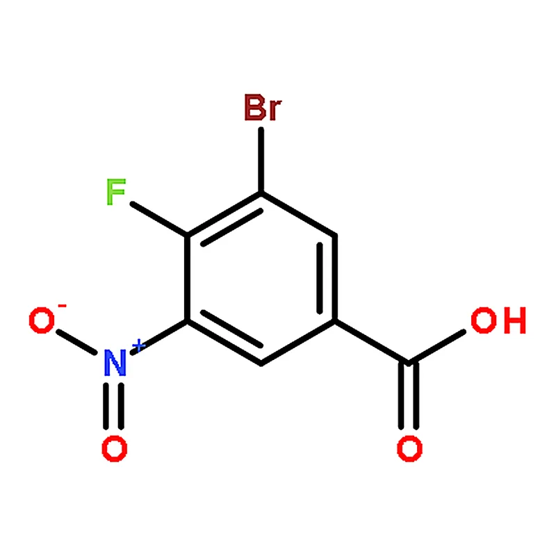 RHAWN 3-Bromo-4-fluoro-5-nitrobenzoic acid