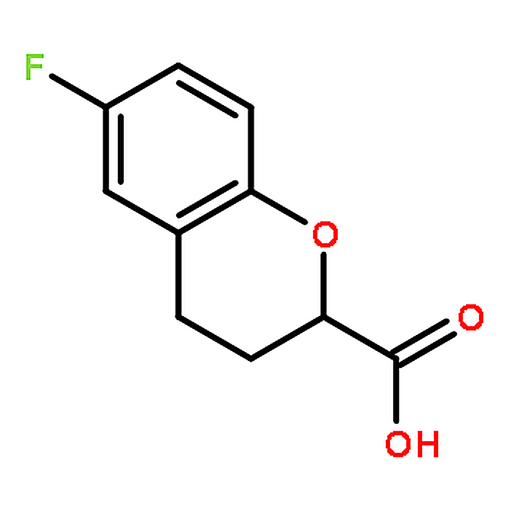 RHAWN 6-Fluoro-3，4-dihydro-2H-1-benzopyran-2-carboxylic acid