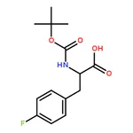 RHAWN 2-((tert-Butoxycarbonyl)amino)-3-(4-fluorophenyl)propanoic acid