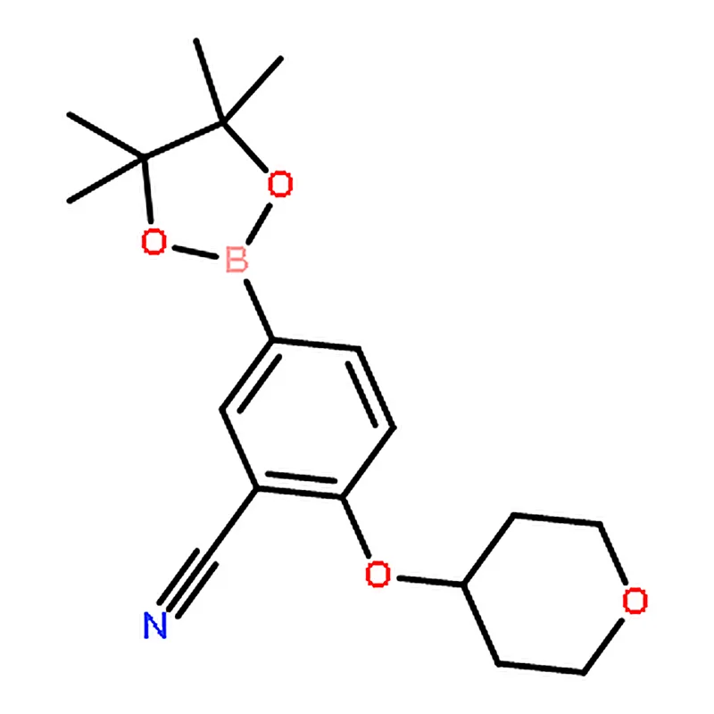 RHAWN 2-((Tetrahydro-2H-pyran-4-yl)oxy)-5-(4,4,5,5-tetramethyl-1,3,2-dioxaborolan-2-yl)benzonitrile