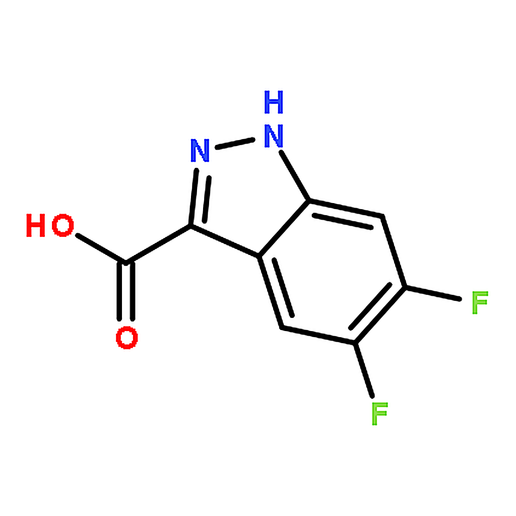 RHAWN 5，6-DIFLUORO-1H-INDAZOLE-3-CARBOXYLIC ACID
