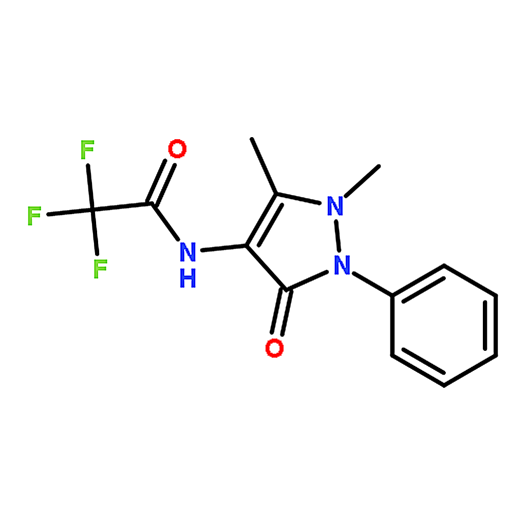 RHAWN N-(2，3-Dimethyl-5-oxo-1-phenyl-2，5-dihydro-1H-pyrazol-4-yl)-2，2，2-trifluoroacetamide
