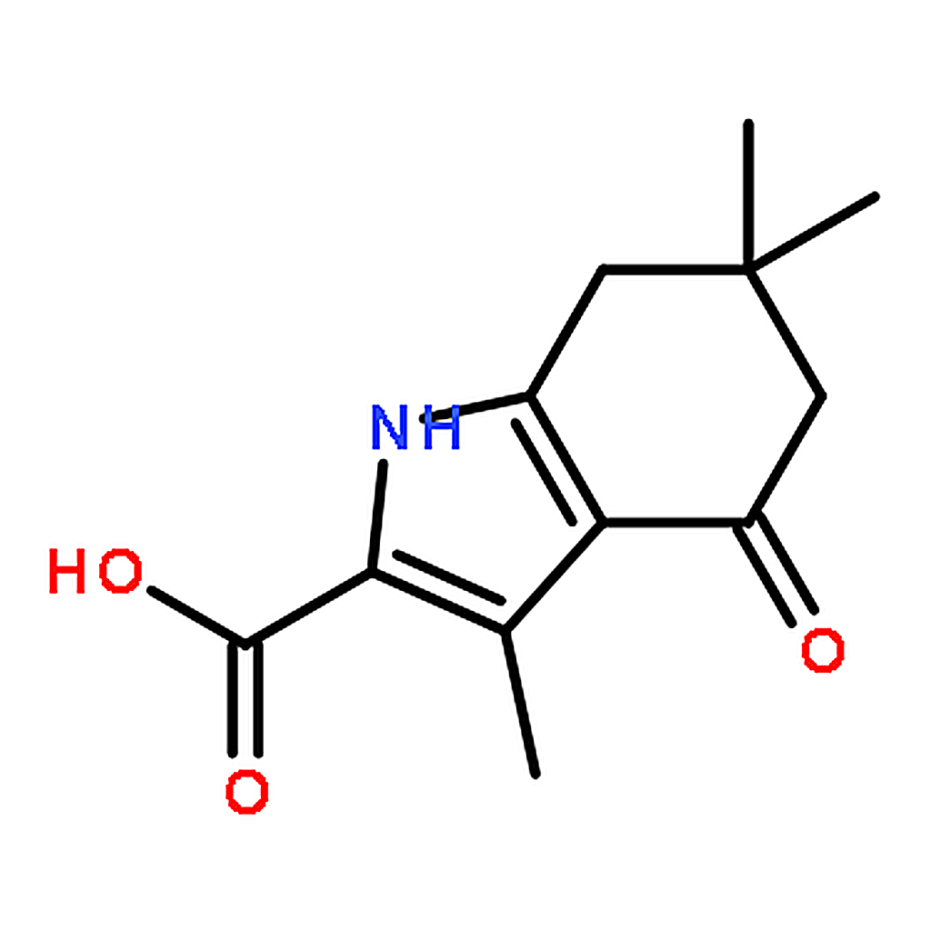 RHAWN 3,6,6-Trimethyl-4-oxo-4,5,6,7-tetrahydro-1H-indole-2-carboxylic acid