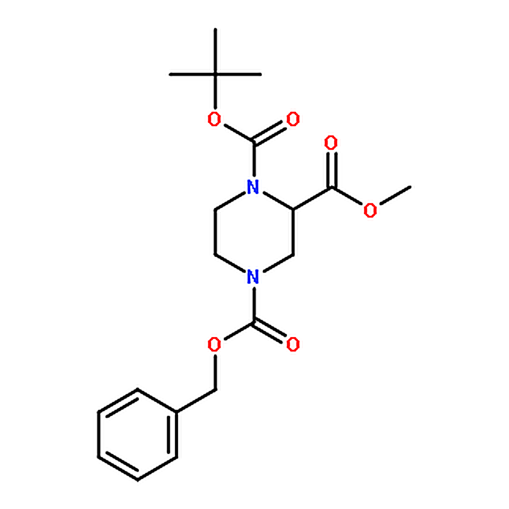 RHAWN 4-Benzyl 1-tert-butyl 2-methyl piperazine-1,2,4-tricarboxylate