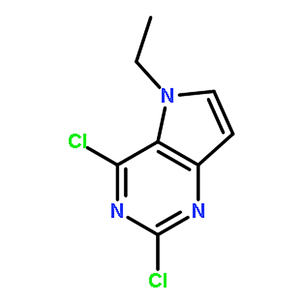 RHAWN 2,4-Dichloro-5-ethyl-5H-pyrrolo[3,2-d]pyrimidine