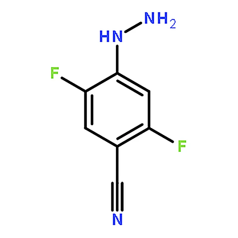 RHAWN 2,5-Difluoro-4-hydrazinylbenzonitrile