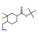 RHAWN tert-Butyl 4-(aminomethyl)-3,3-difluoropiperidine-1-carboxylate