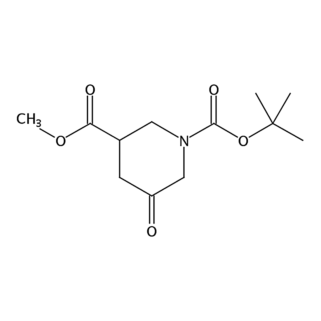 RHAWN 1-tert-Butyl 3-methyl 5-oxopiperidine-1,3-dicarboxylate