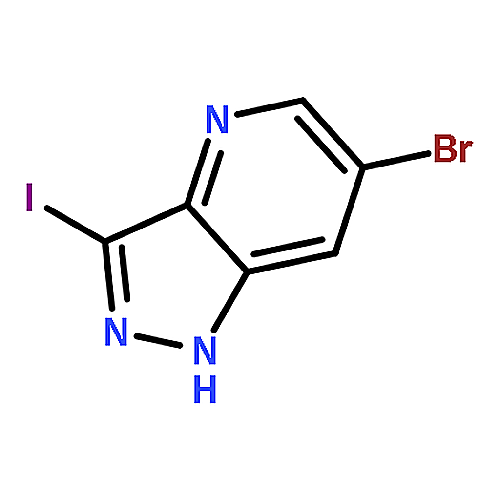 RHAWN 6-Bromo-3-iodo-1H-pyrazolo[4,3-b]pyridine
