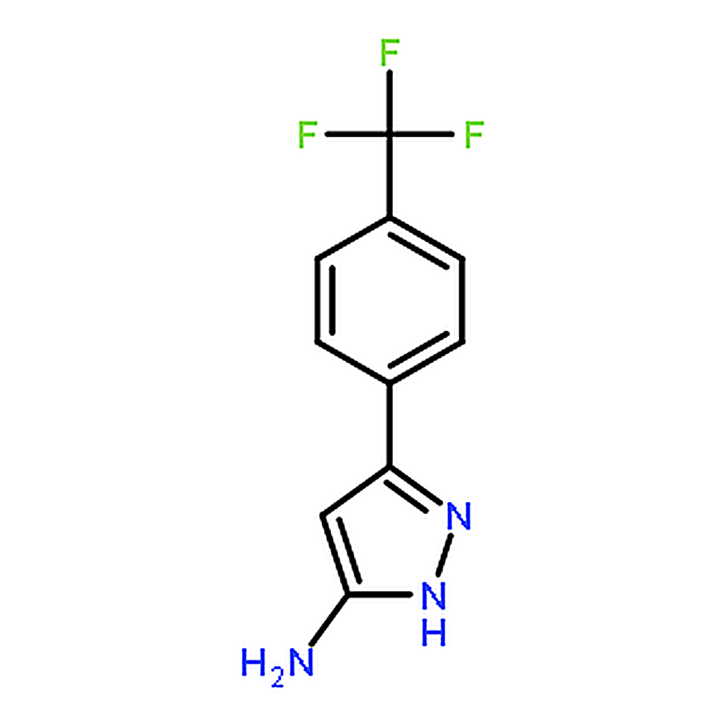 RHAWN 3-(4-(Trifluoromethyl)phenyl)-1H-pyrazol-5-amine