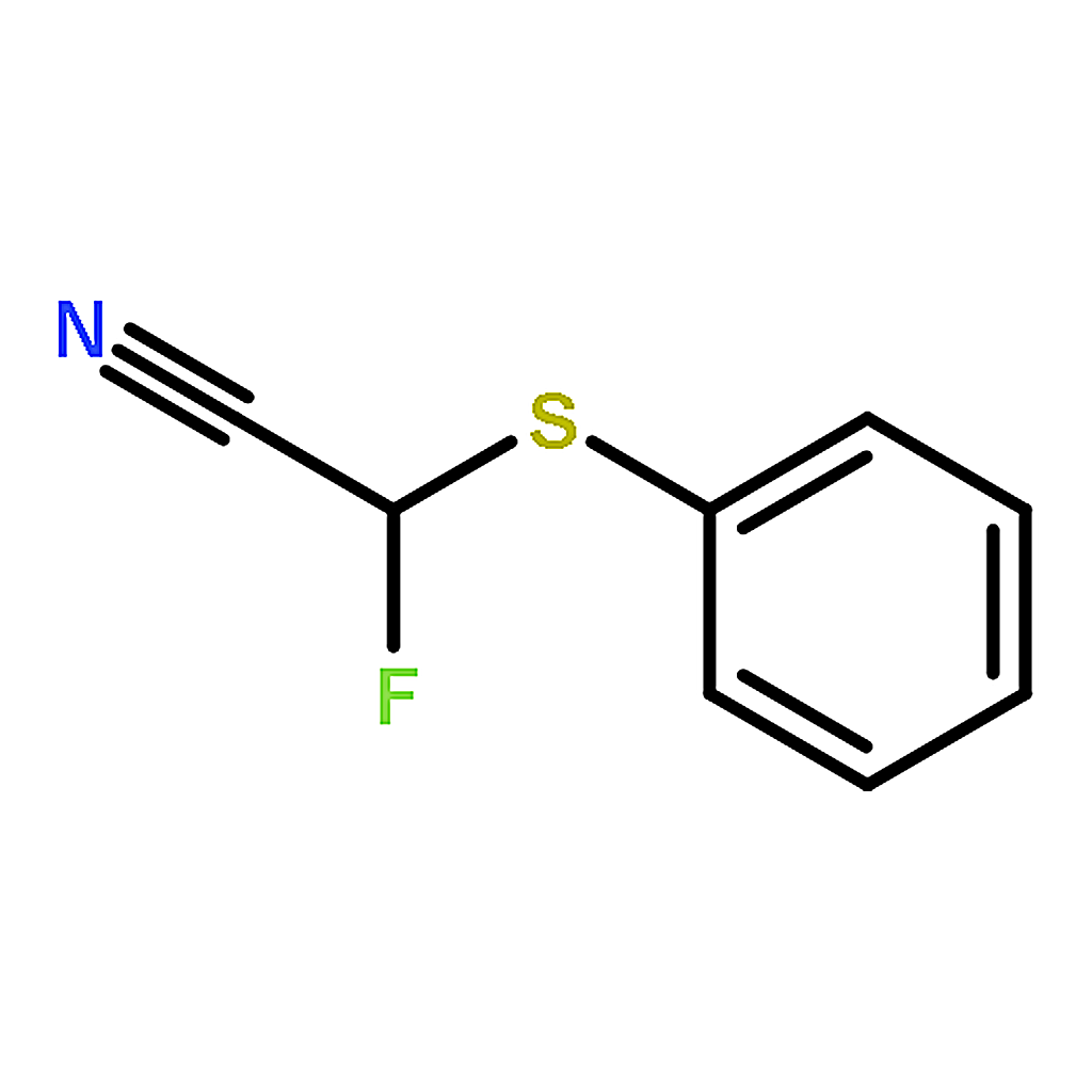 RHAWN Fluoro(phenylthio)acetonitrile