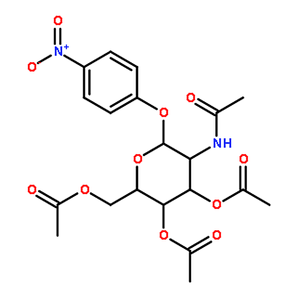 RHAWN [(2R,3S,4R,5R,6S)-5-acetamido-3,4-diacetyloxy-6-(4-nitrophenoxy)oxan-2-yl]methyl acetate