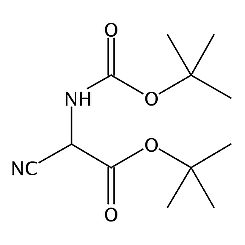 RHAWN tert-Butyl 2-((tert-butoxycarbonyl)amino)-2-cyanoacetate