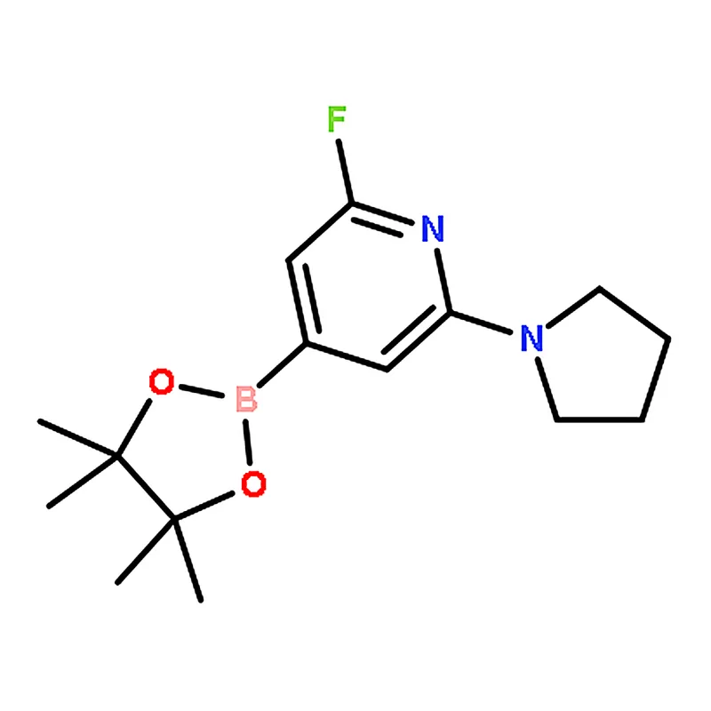 RHAWN 2-Fluoro-6-(pyrrolidin-1-yl)-4-(4,4,5,5-tetramethyl-1,3,2-dioxaborolan-2-yl)pyridine