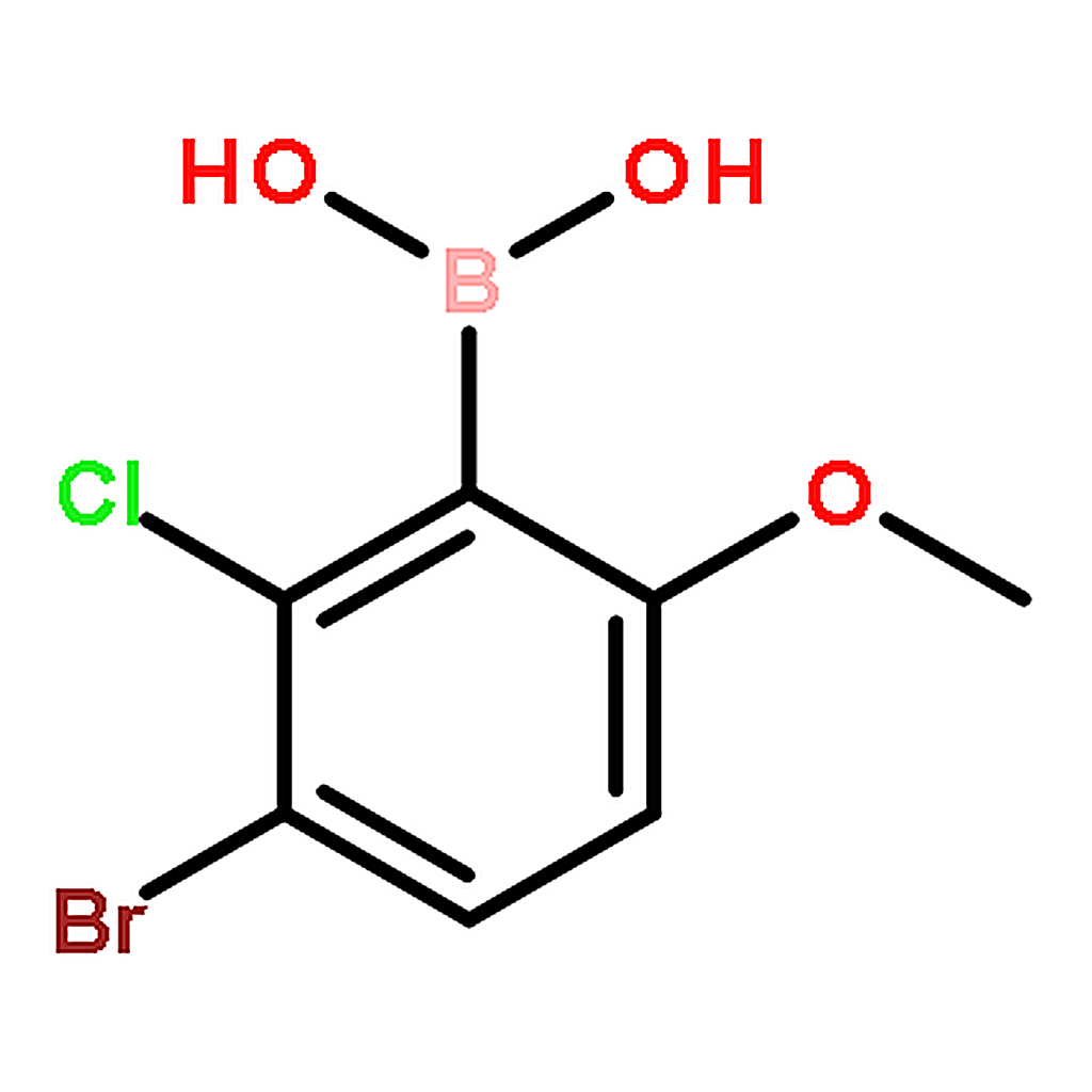 RHAWN (3-Bromo-2-chloro-6-methoxyphenyl)boronic acid