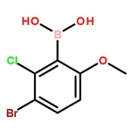 RHAWN (3-Bromo-2-chloro-6-methoxyphenyl)boronic acid