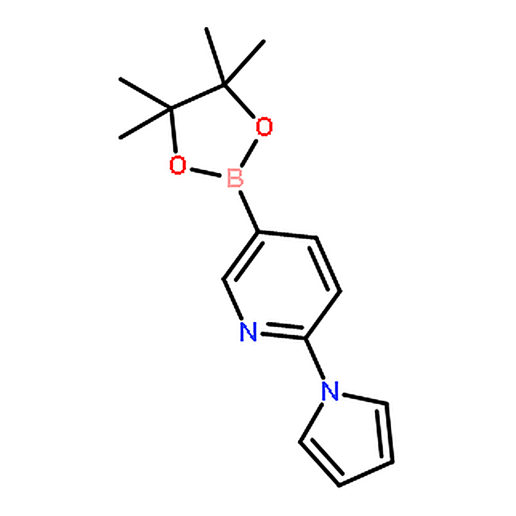 RHAWN 2-(1H-Pyrrol-1-yl)-5-(4,4,5,5-tetramethyl-1,3,2-dioxaborolan-2-yl)pyridine