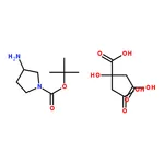 RHAWN tert-Butyl 3-aminopyrrolidine-1-carboxylate 2-hydroxypropane-1,2,3-tricarboxylate