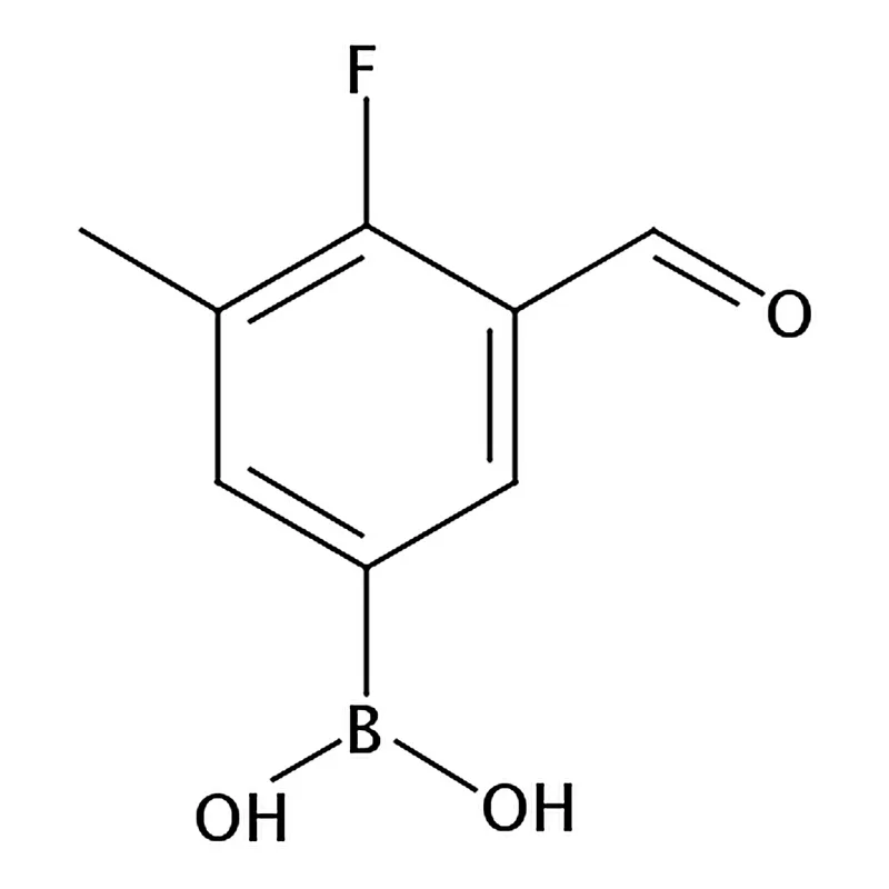 RHAWN (4-Fluoro-3-formyl-5-methylphenyl)boronic acid