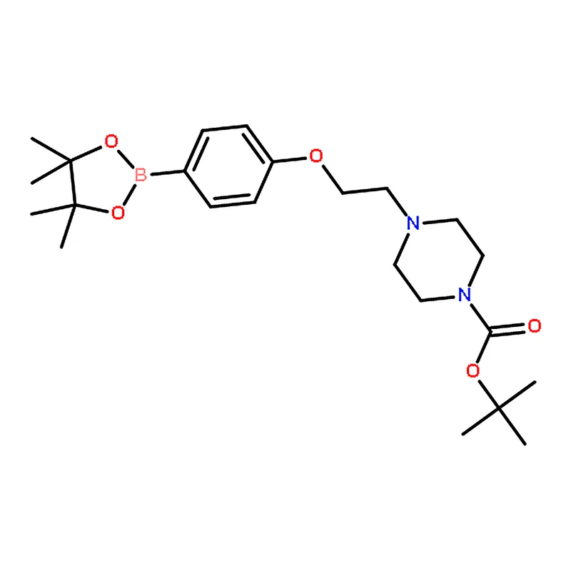 RHAWN tert-Butyl 4-(2-(4-(4,4,5,5-tetramethyl-1,3,2-dioxaborolan-2-yl)phenoxy)ethyl)piperazine-1-c