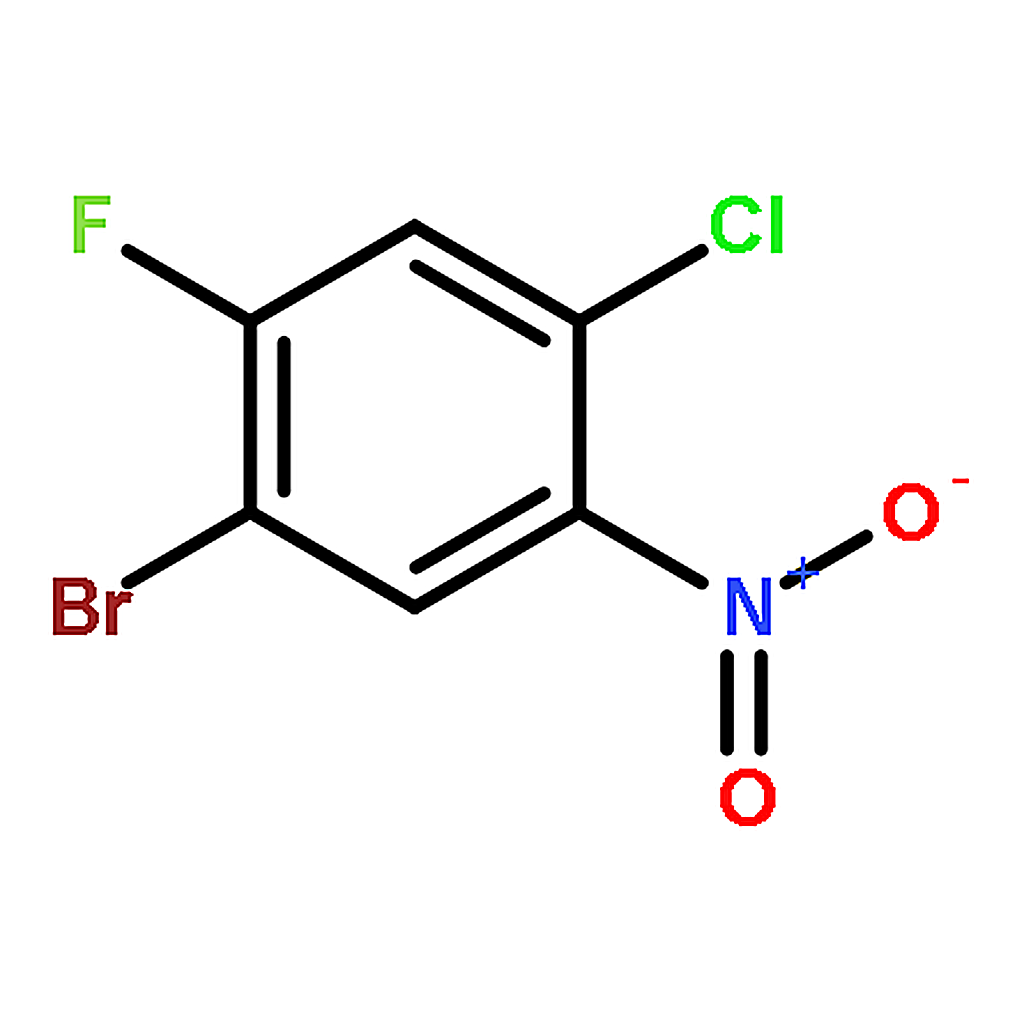 RHAWN 1-Bromo-4-chloro-2-fluoro-5-nitrobenzene
