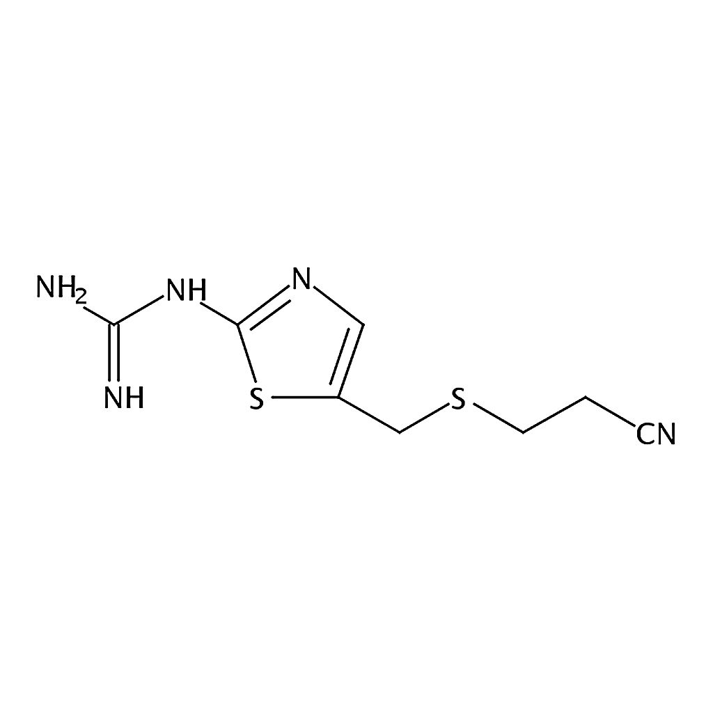 RHAWN 1-(5-(((2-Cyanoethyl)thio)methyl)thiazol-2-yl)guanidine