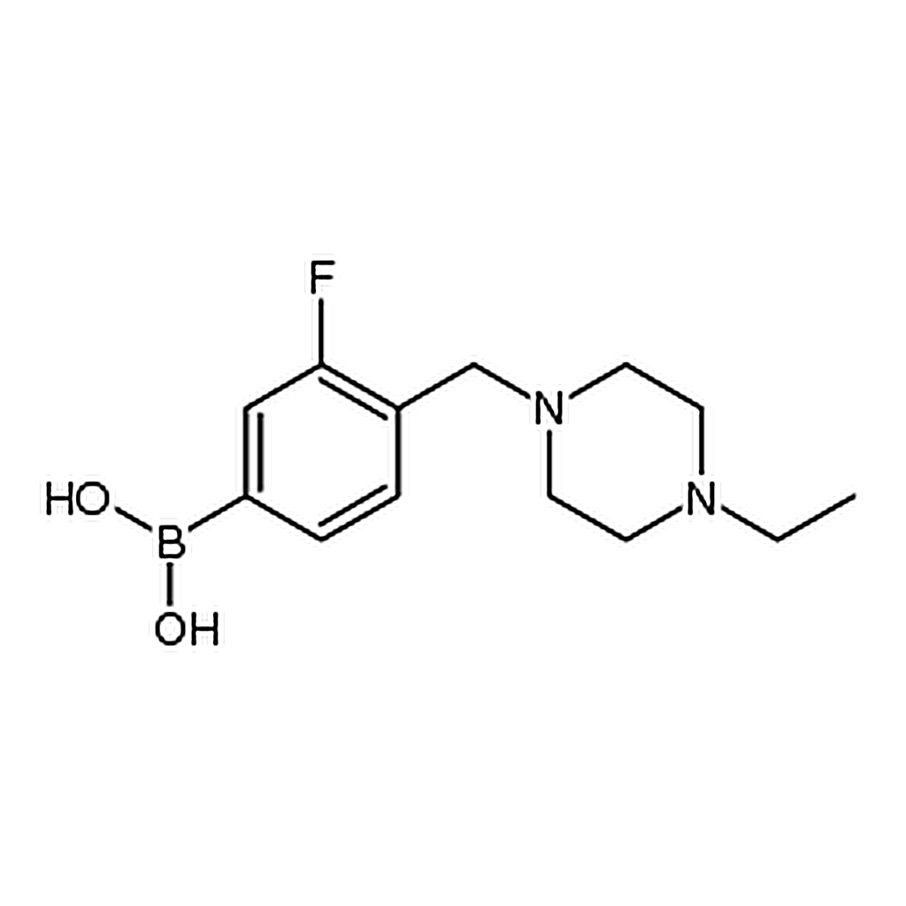 RHAWN 4-((4-Ethylpiperazin-1-yl)methyl)-3-fluorophenylboronic acid
