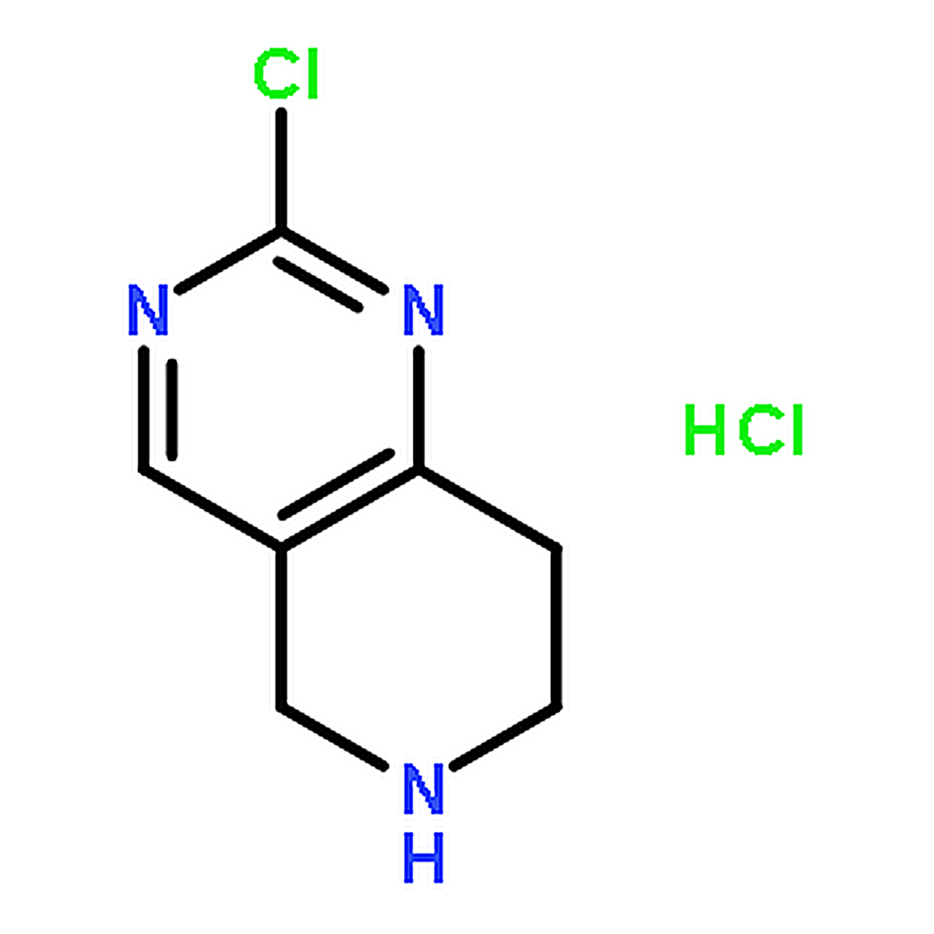RHAWN 2-Chloro-5,6,7,8-tetrahydropyrido[4,3-d]pyrimidine hydrochloride