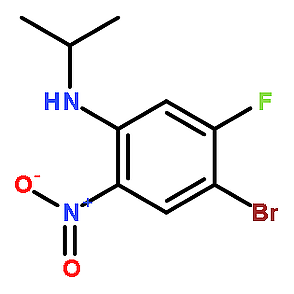 RHAWN 4-Bromo-5-fluoro-N-isopropyl-2-nitroaniline