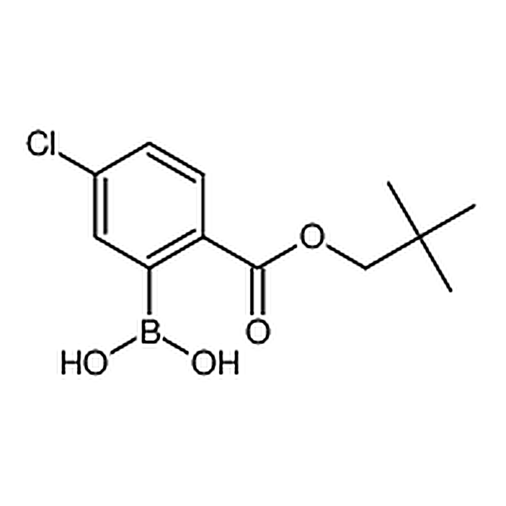 RHAWN (5-Chloro-2-((neopentyloxy)carbonyl)phenyl)boronic acid
