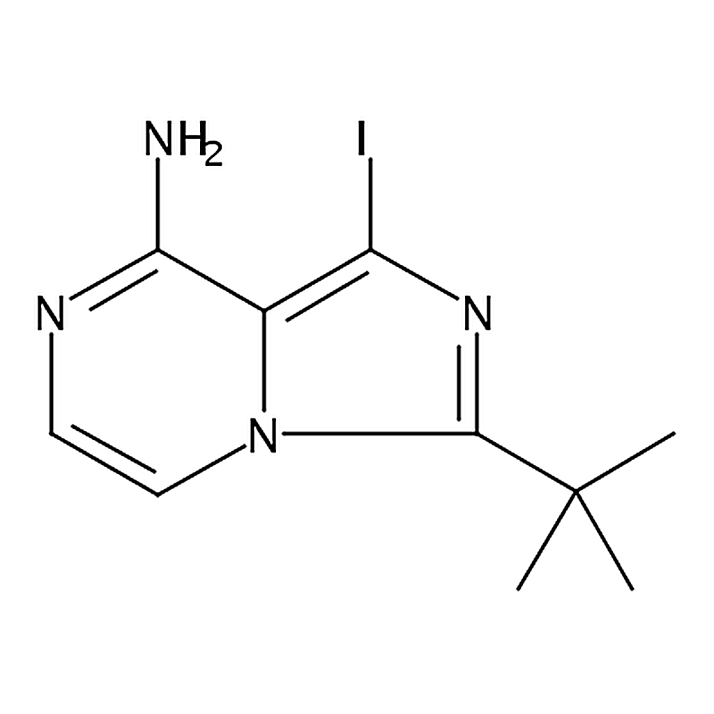 RHAWN 3-(tert-Butyl)-1-iodoimidazo[1，5-a]pyrazin-8-amine