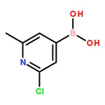 RHAWN 2-Chloro-6-methylpyridine-4-boronic acid