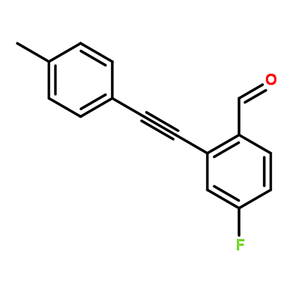 RHAWN 4-Fluoro-2-(p-tolylethynyl)benzaldehyde