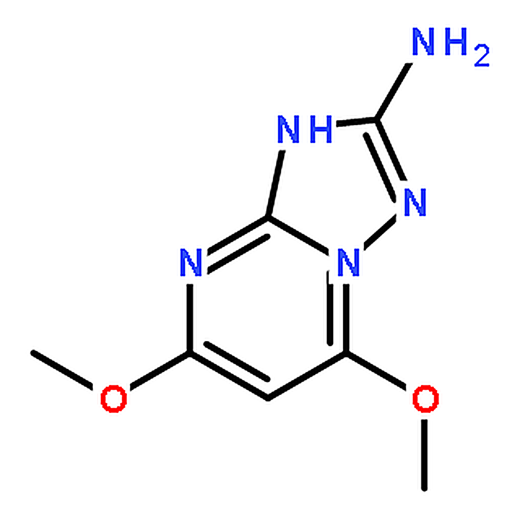 RHAWN 5，7-Dimethoxy-[1，2，4]triazolo[1，5-a]pyrimidin-2-amine